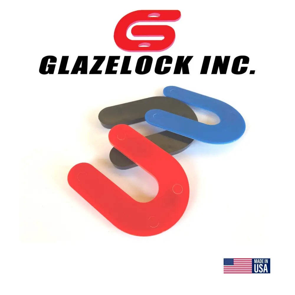 Glazelock U Shaped Horseshoe Shims for Precision Leveling