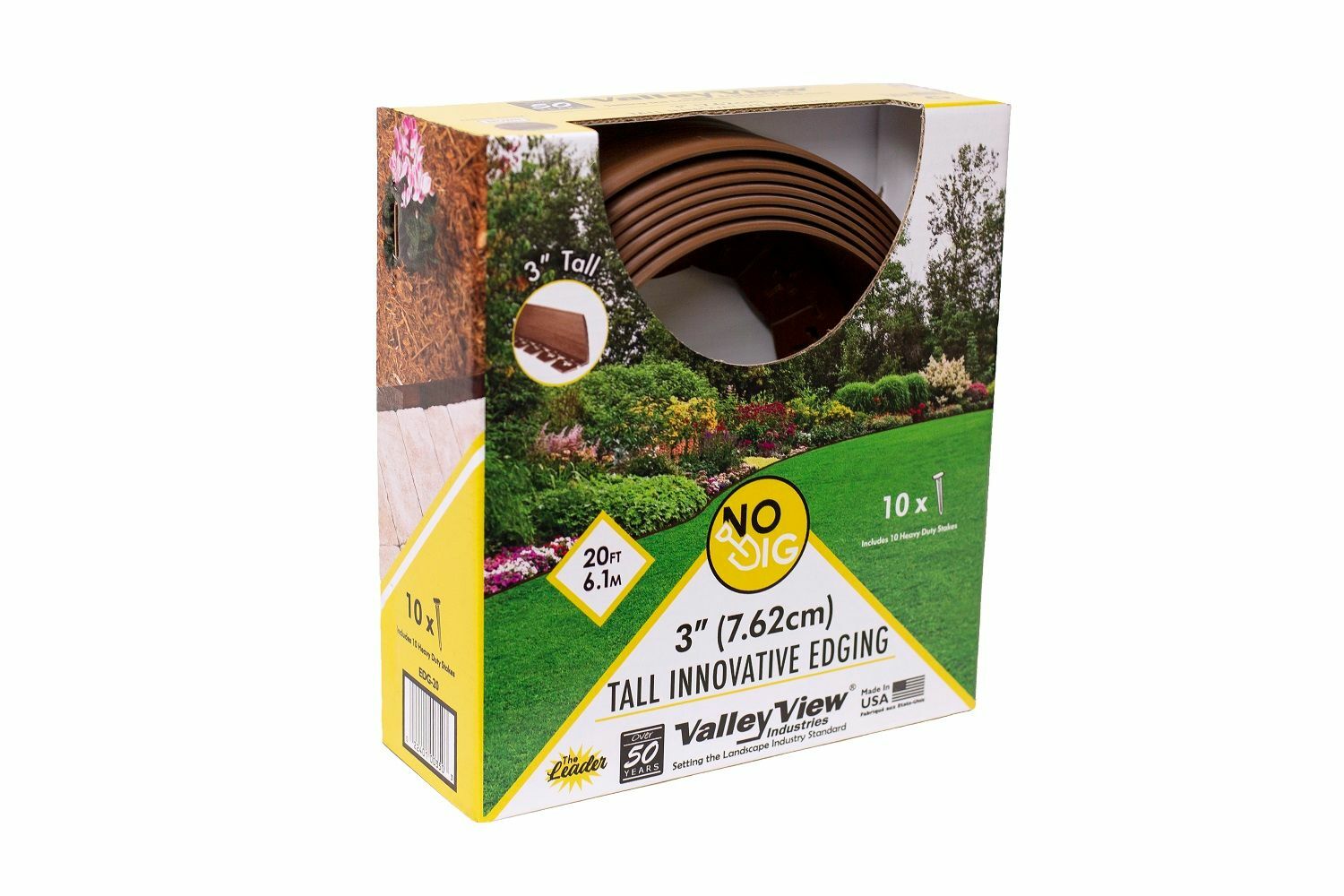 Valley View Industries Tall Innovative Edging - NO DIG