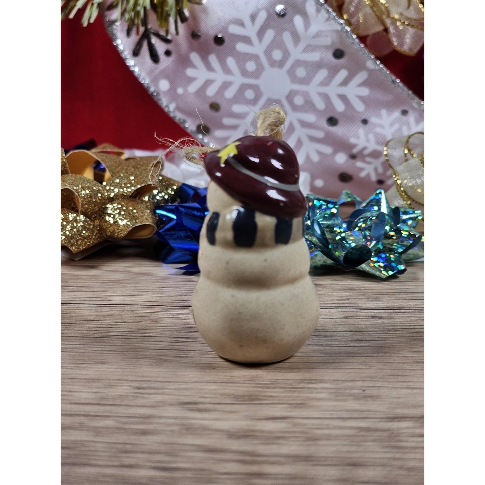 Vintage Snowwoman Ornament Cynthia Personalized Christmas Decor