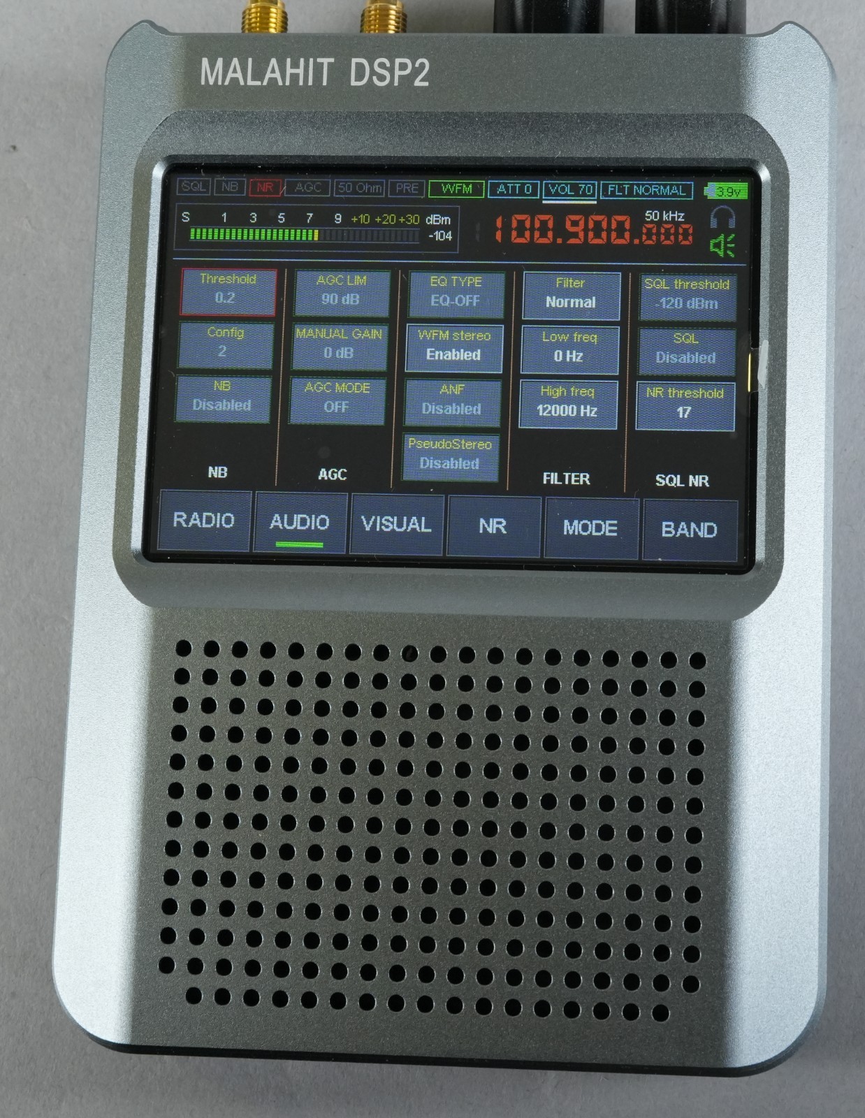 Malahit-DSP2 SDR Malachite Receiver Radio - Lightly Used - w/ Case & Accessories