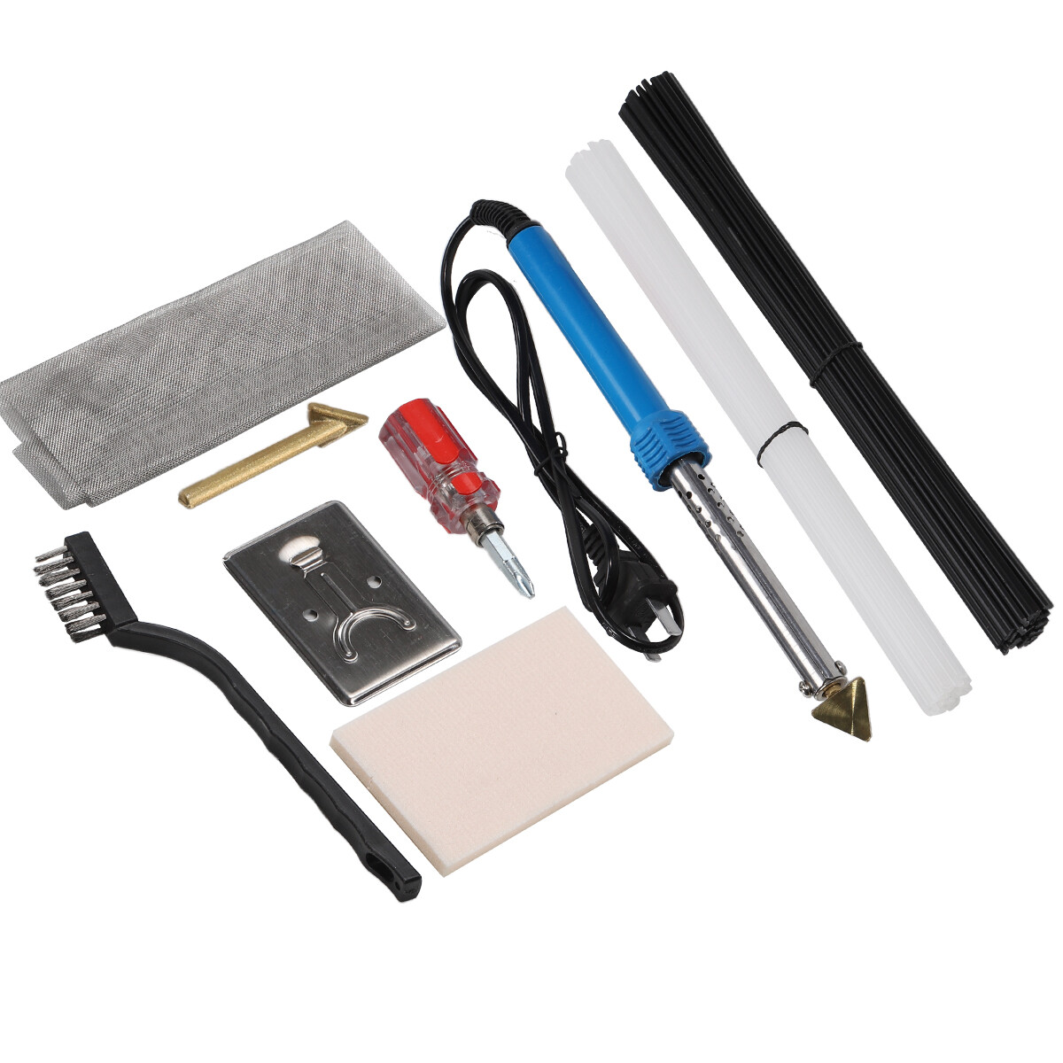 80W Plastic Welding Kit for Car Bumper Repair 110V Electric Soldering Iron NEW