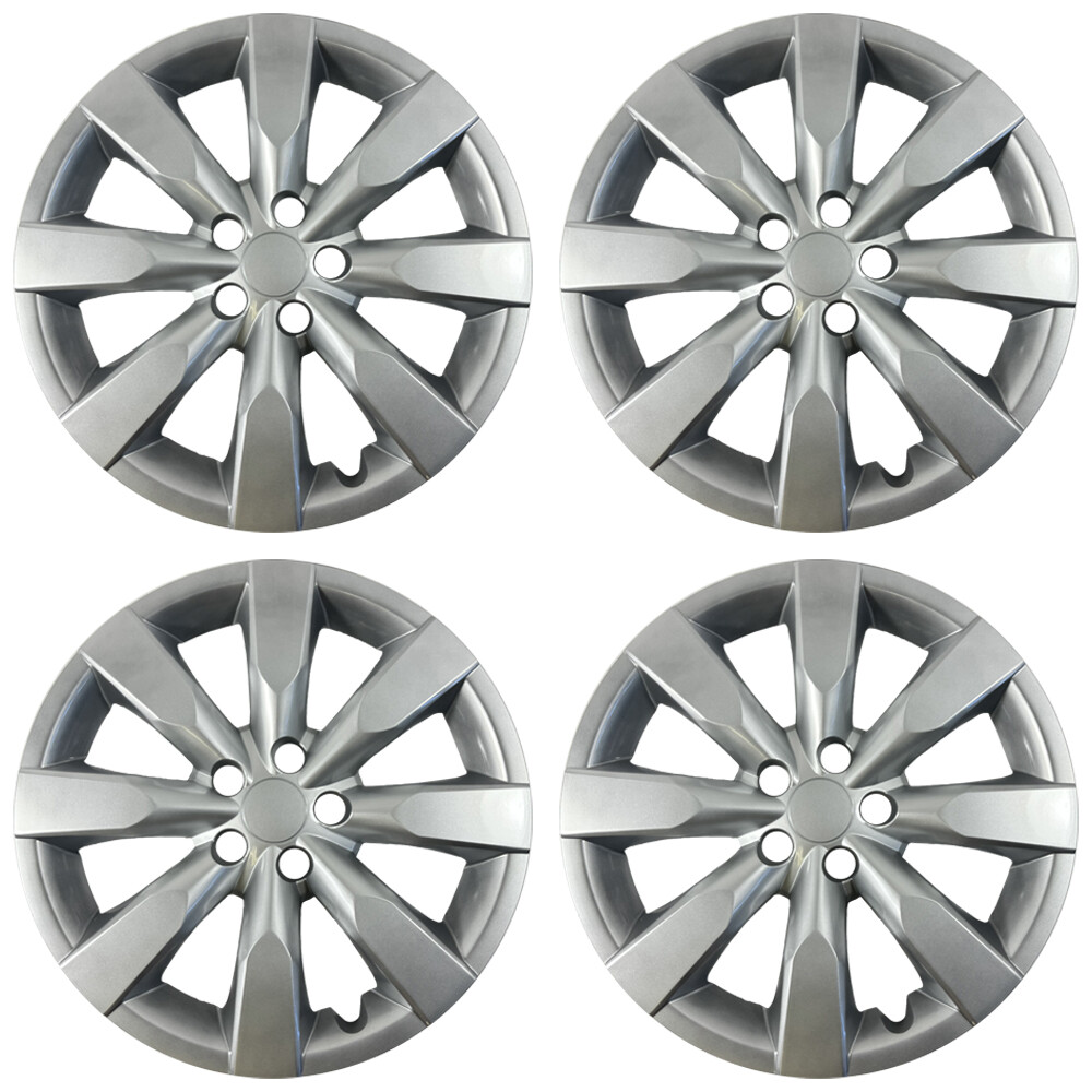 4 16" Hub Caps Full Set Wheel Covers for 2014-2018 Toyota Corolla Steel Rims