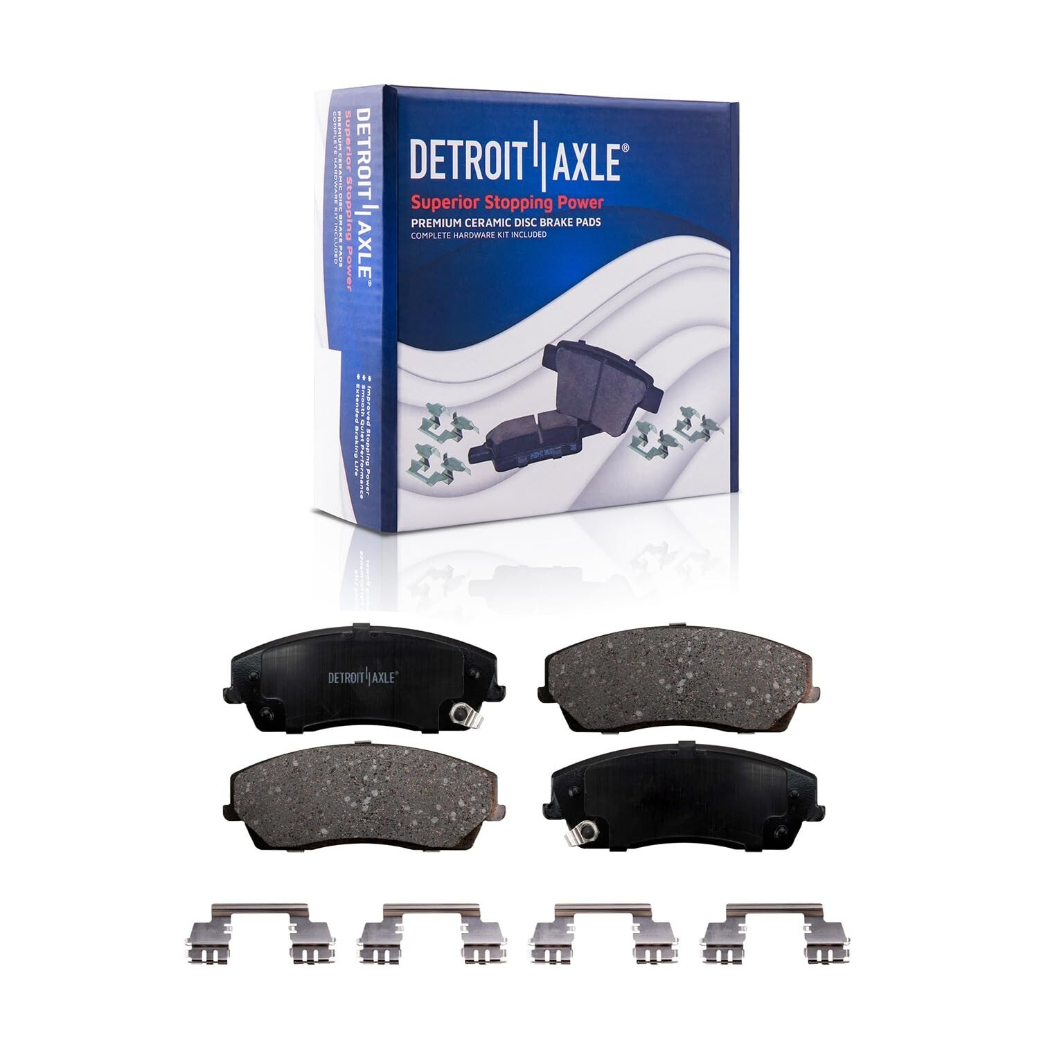 Front and Rear Disc Rotors Ceramic Brake Pads for 300 Charger Challenger Magnum