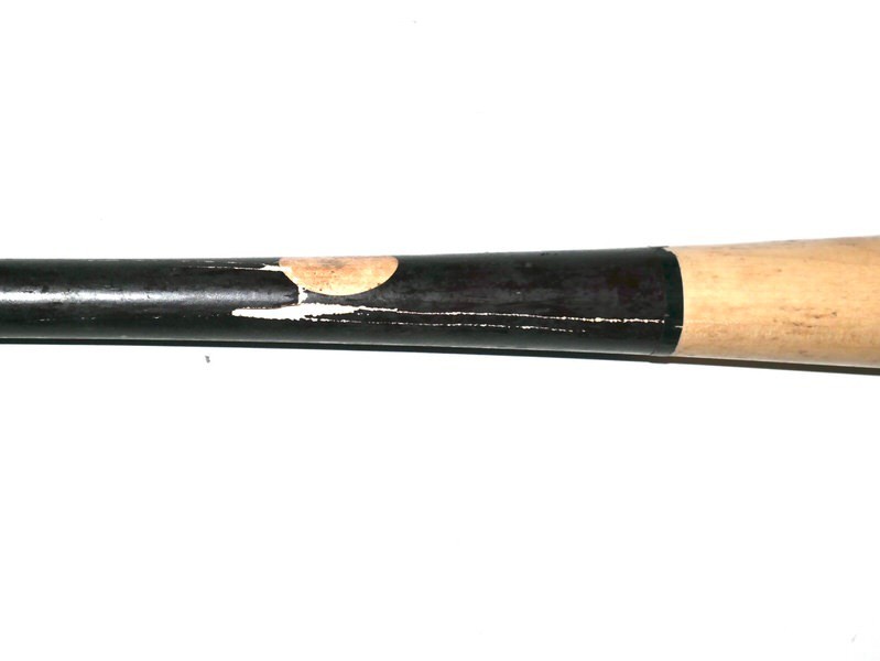LUKE WADDELL GWINNETT STRIPERS GAME USED LOUISVILLE SLUGGER C271S BAT BRAVES