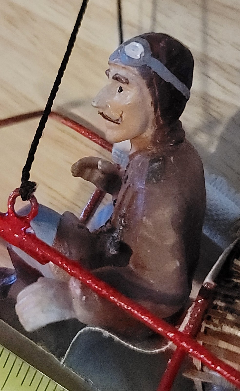 9.5" Steampunk Zeppelin, Airship Blimp Hanging Mobile Pilot Map Basket Propeller