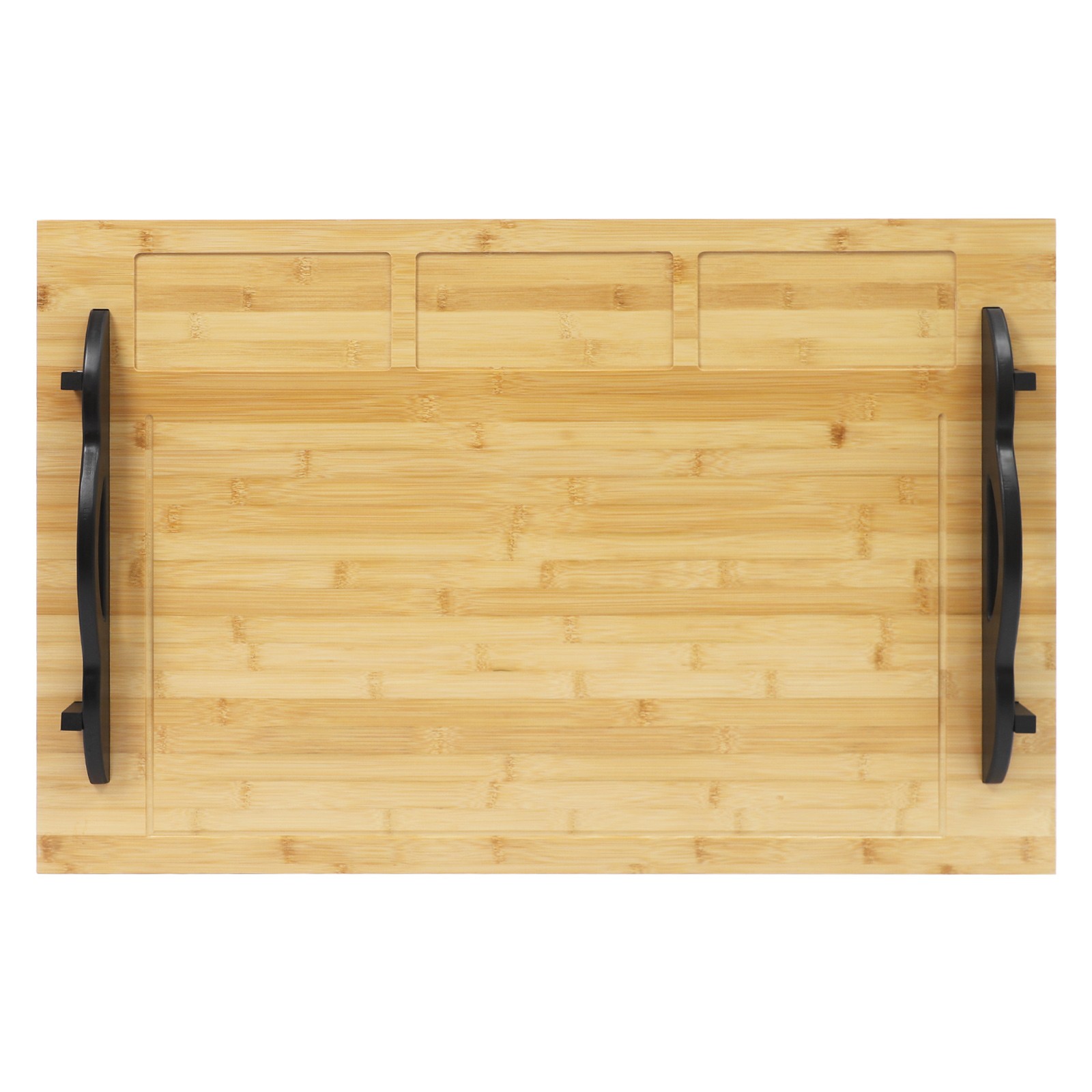 Stove Top Cover Board with Handles for Gas & Electric Stoves Wood Color New