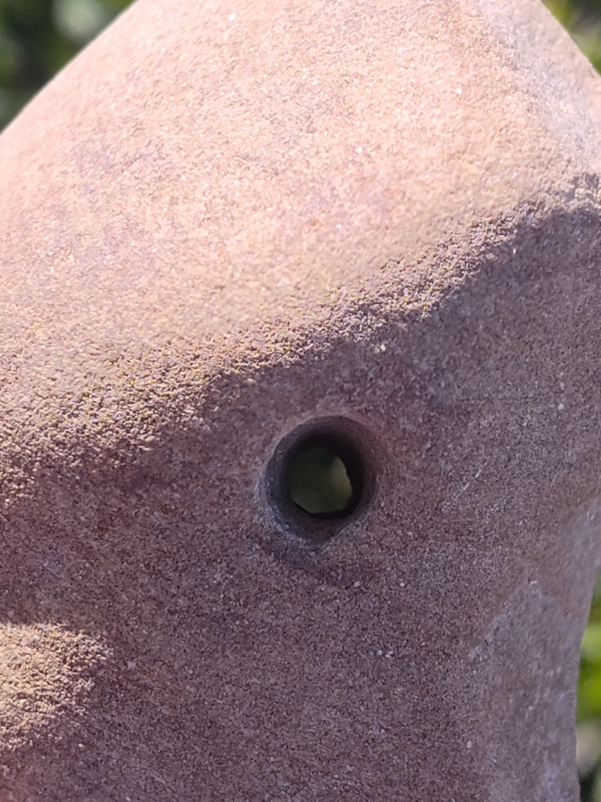 Indian Artifacts Gorget Pendant Drilled Banded Slate