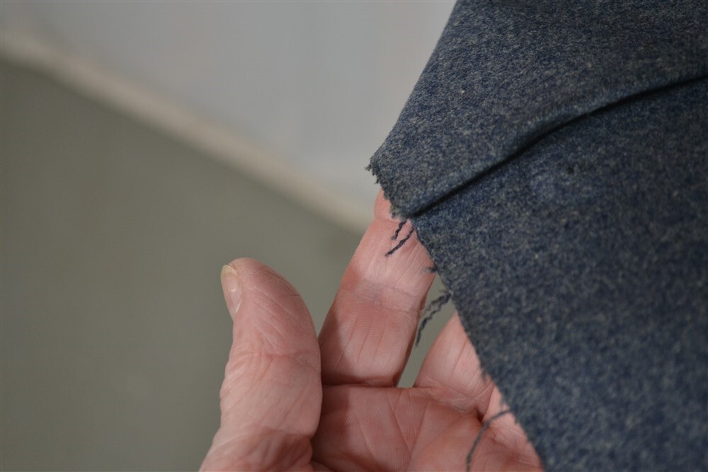 antique Civil War uniform jacket chest 34 Cadet blue wool 19thc original VMI