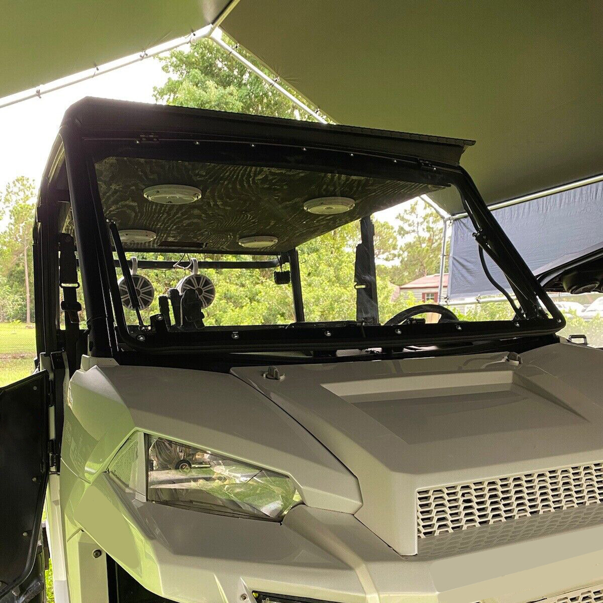 Front Windshield For 2017+ Polaris Ranger 570/ XP 900/1000/ Crew XP 1000/ Diesel