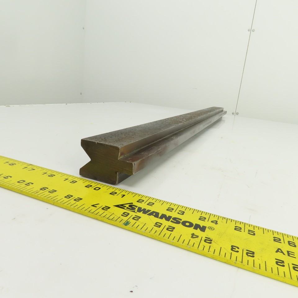 36-3/4" Press Brake Forming 90° V Angle Die Block 1/2" Tang 1-5/8"H 1-1/2" Thic