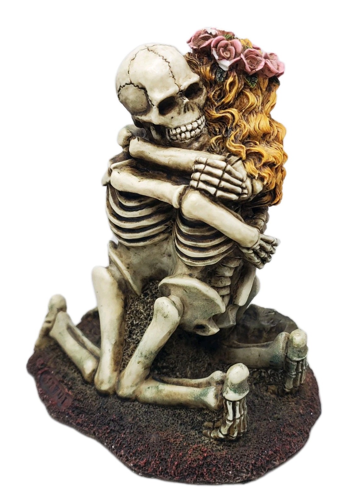 Love Never Dies Skeleton Couple Figurine ~ Dia de los Muertos 💀 Day Of The Dead