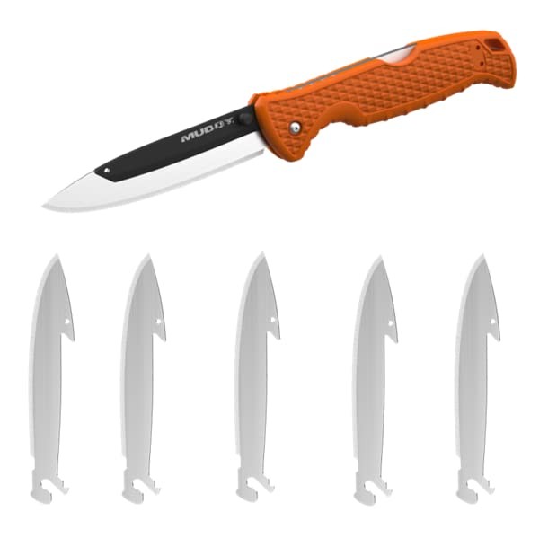 Muddy MUD-FL-35RB5Z 5Pack SWAP Replace-A-Blade Collection Blades with Handle