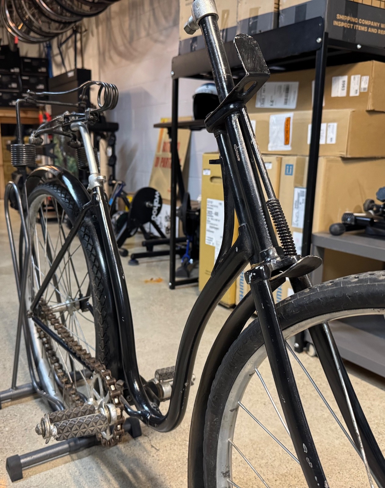 Antique Safety Bicycle c.1890s–1910 Spoon brake Early Bike Vintage- Very Rare!