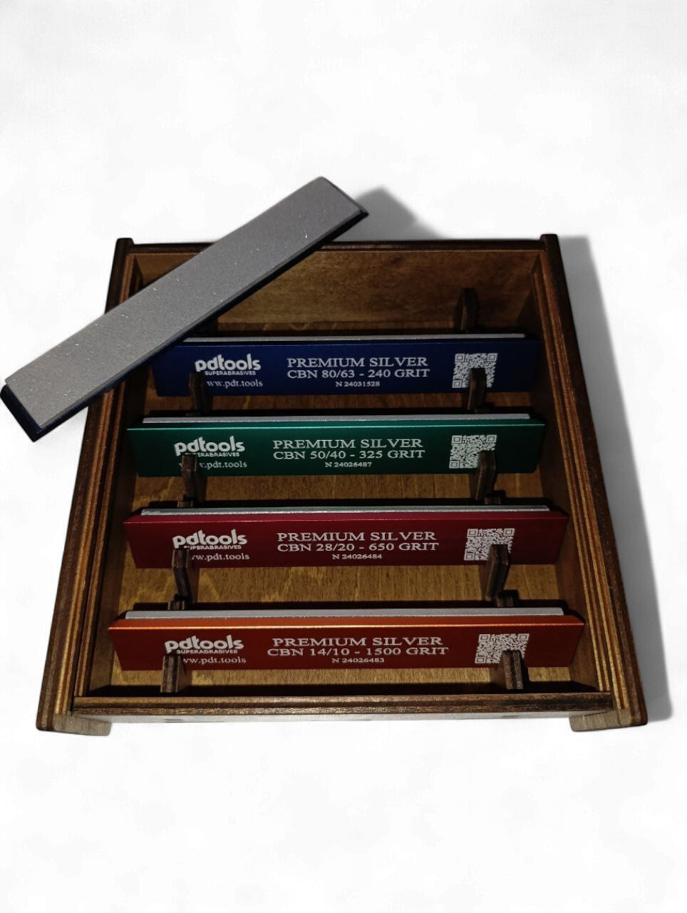 POLTAVA CBN Sharpening Stone 1x6" PDT Premium SILVER Vitrified-Metal Bond