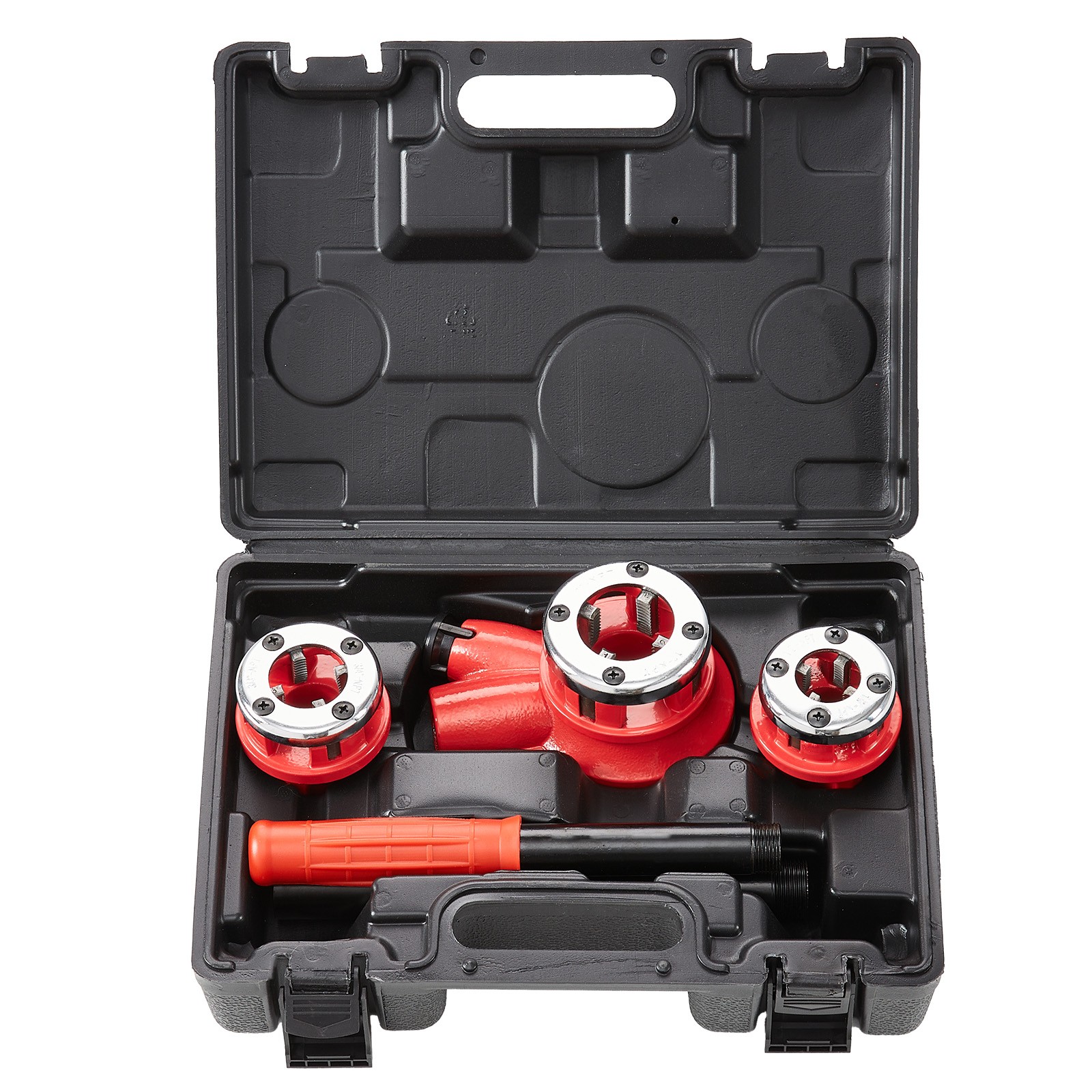 VEVOR Ratchet Pipe Threader Kit Pipe Threading Tool 1/2" NPT, 3/4" NPT, 1" NPT