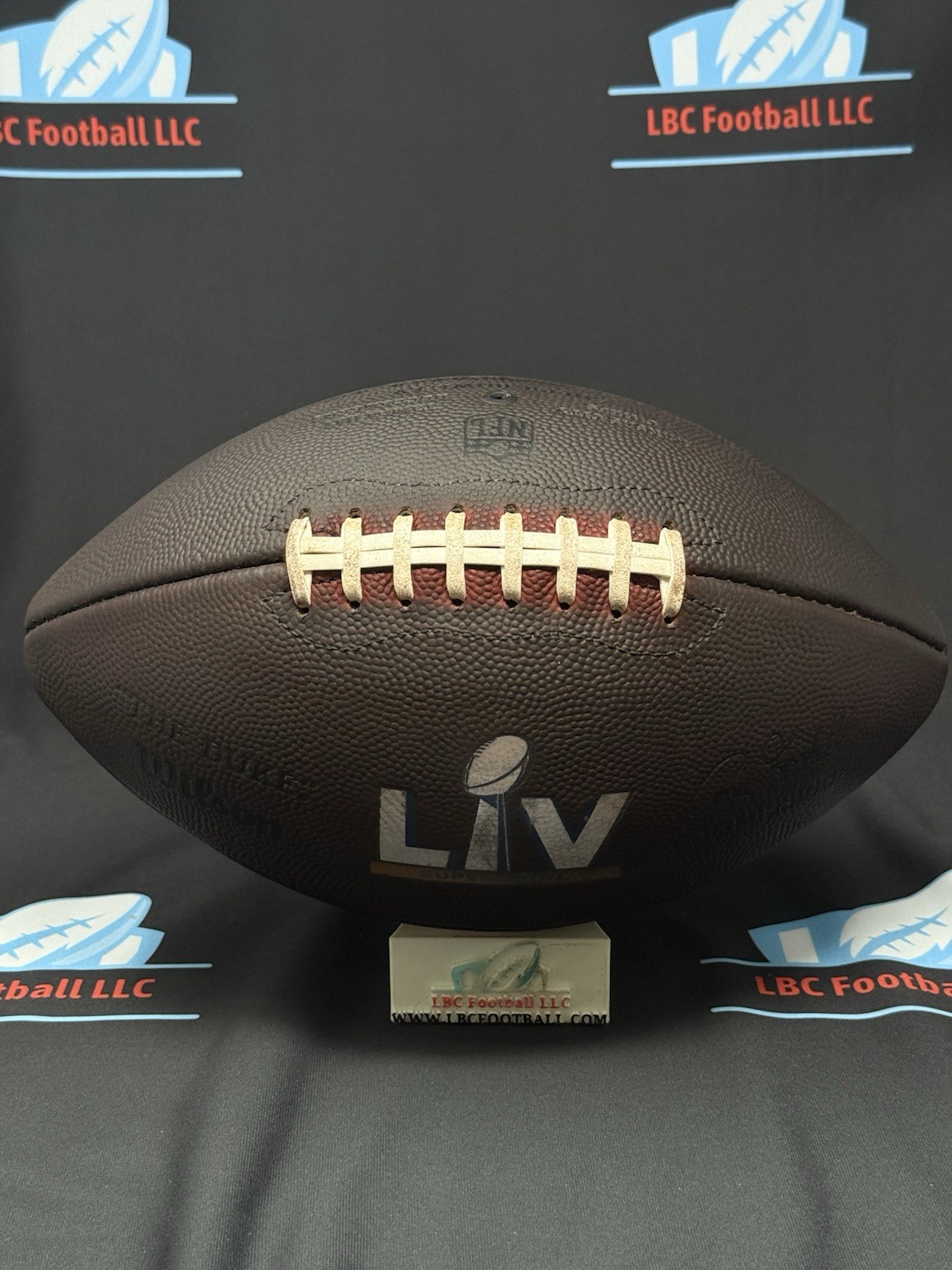 Kansas City Chiefs Game Issued Super Bowl LV Game Ball #068 Wilson Duke Football