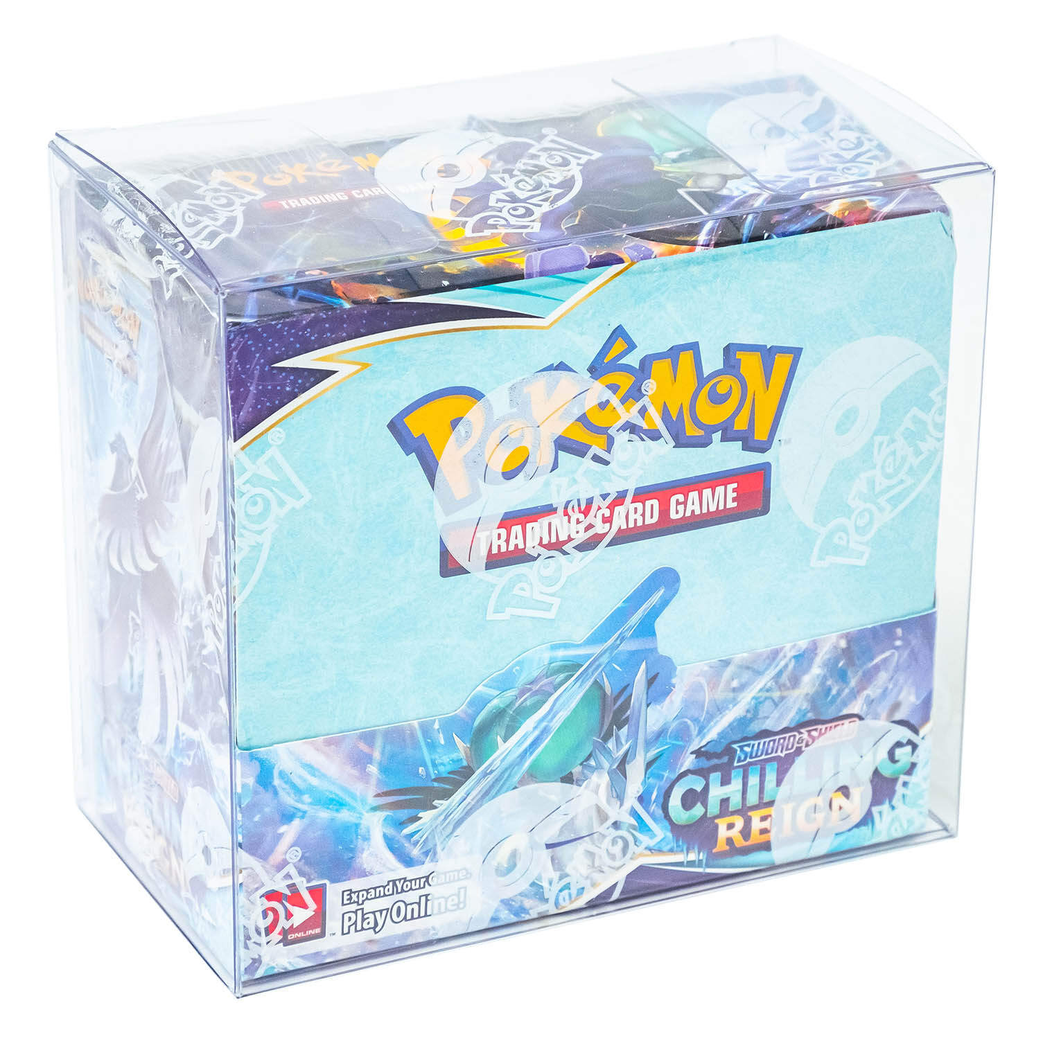 Pokemon Booster Box Plastic Protector Case Heavy Duty .50mm Thick