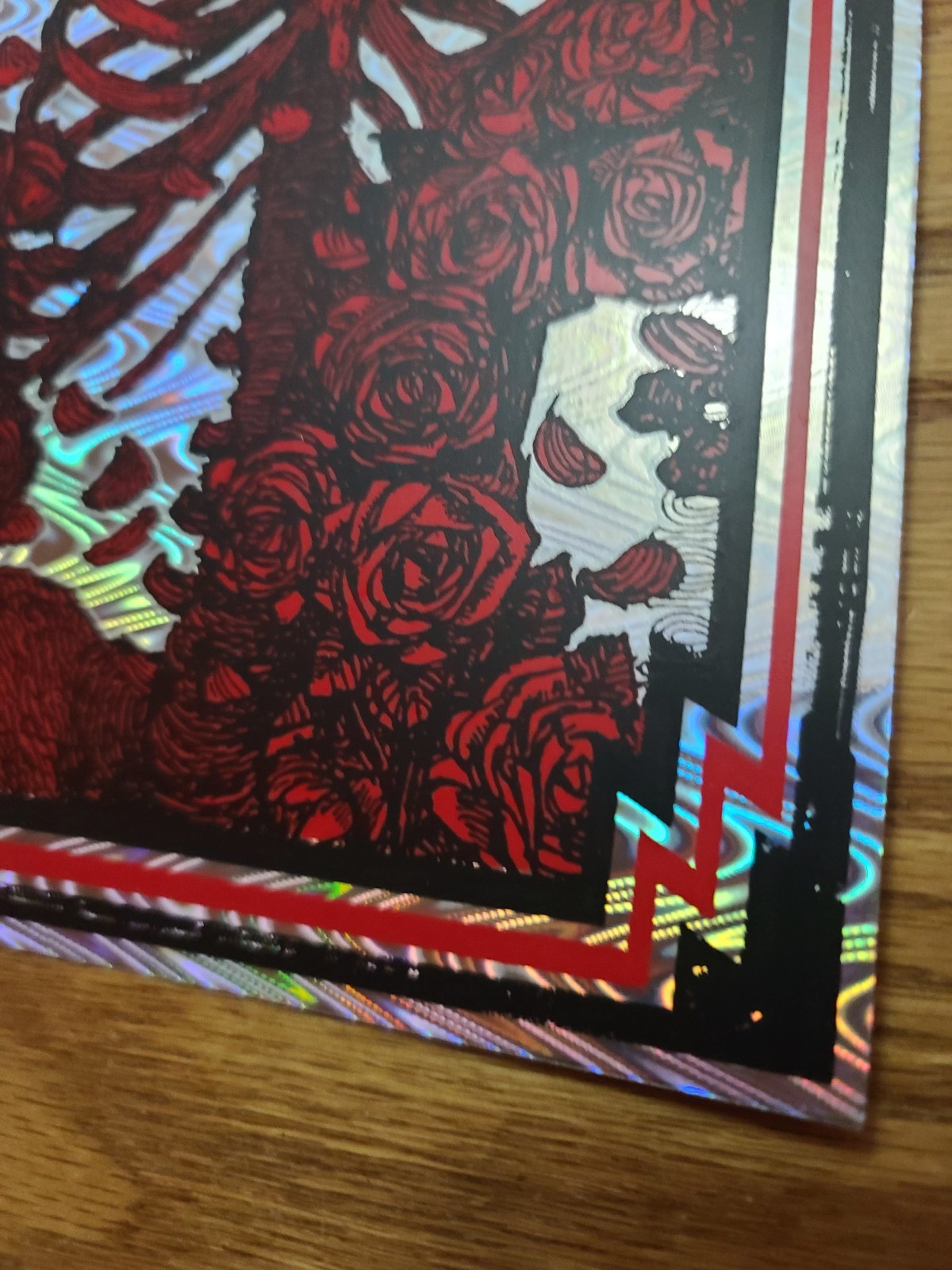 Grateful Dead BERTHA Blunt Graffix Art Print RARE Wave Foil Handbill 6x12 Poster