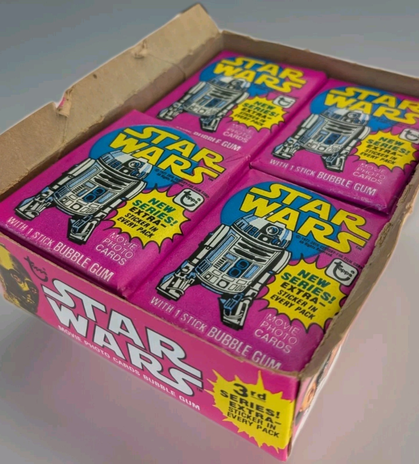 🔥1977 Topps Star Wars Series 3 (Yellow) UNOPENED Vintage Wax Pack 🔥