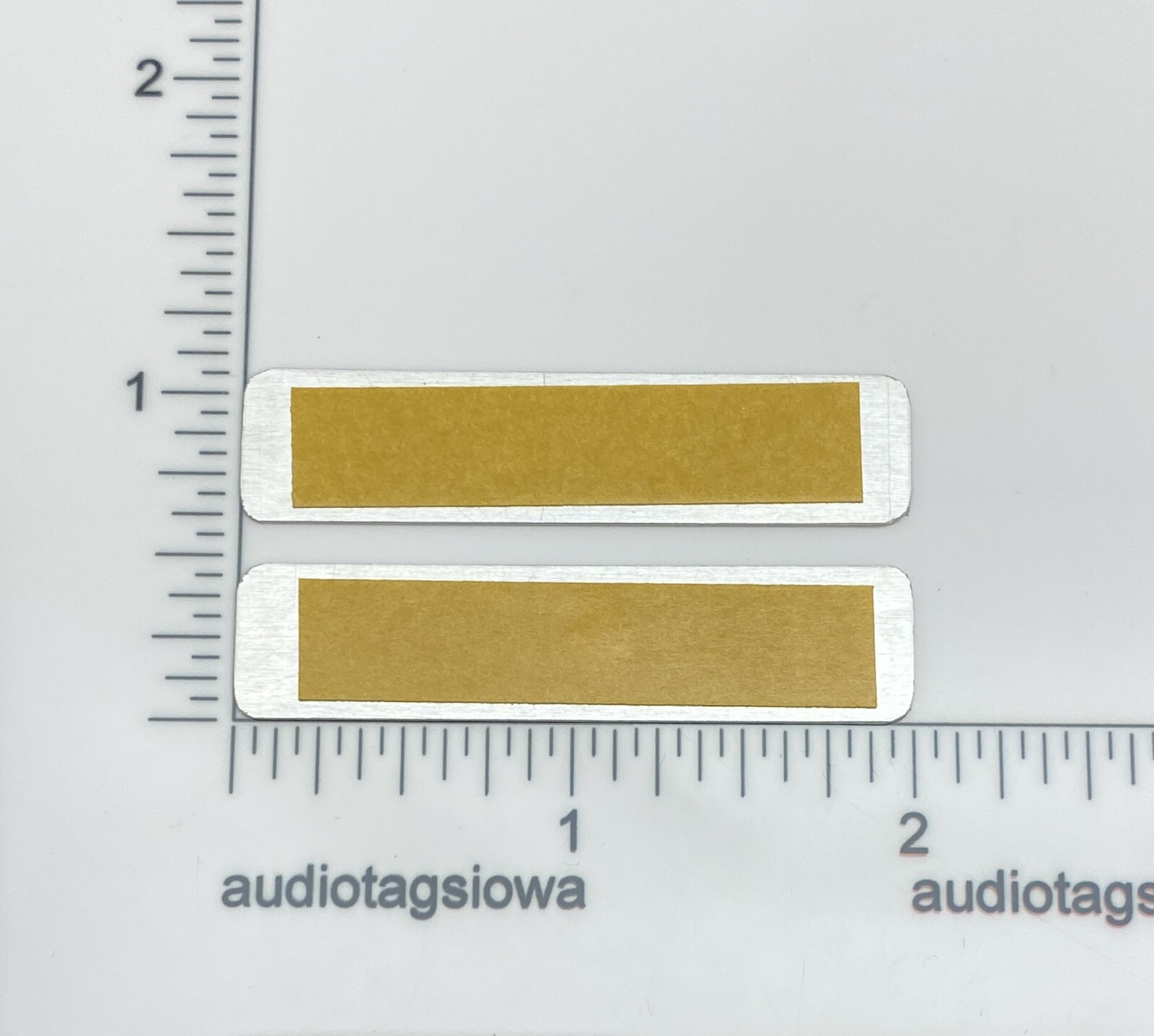 Kicker Speaker Badge 2" Silver Pair Logo Emblem Custom Made Aluminum