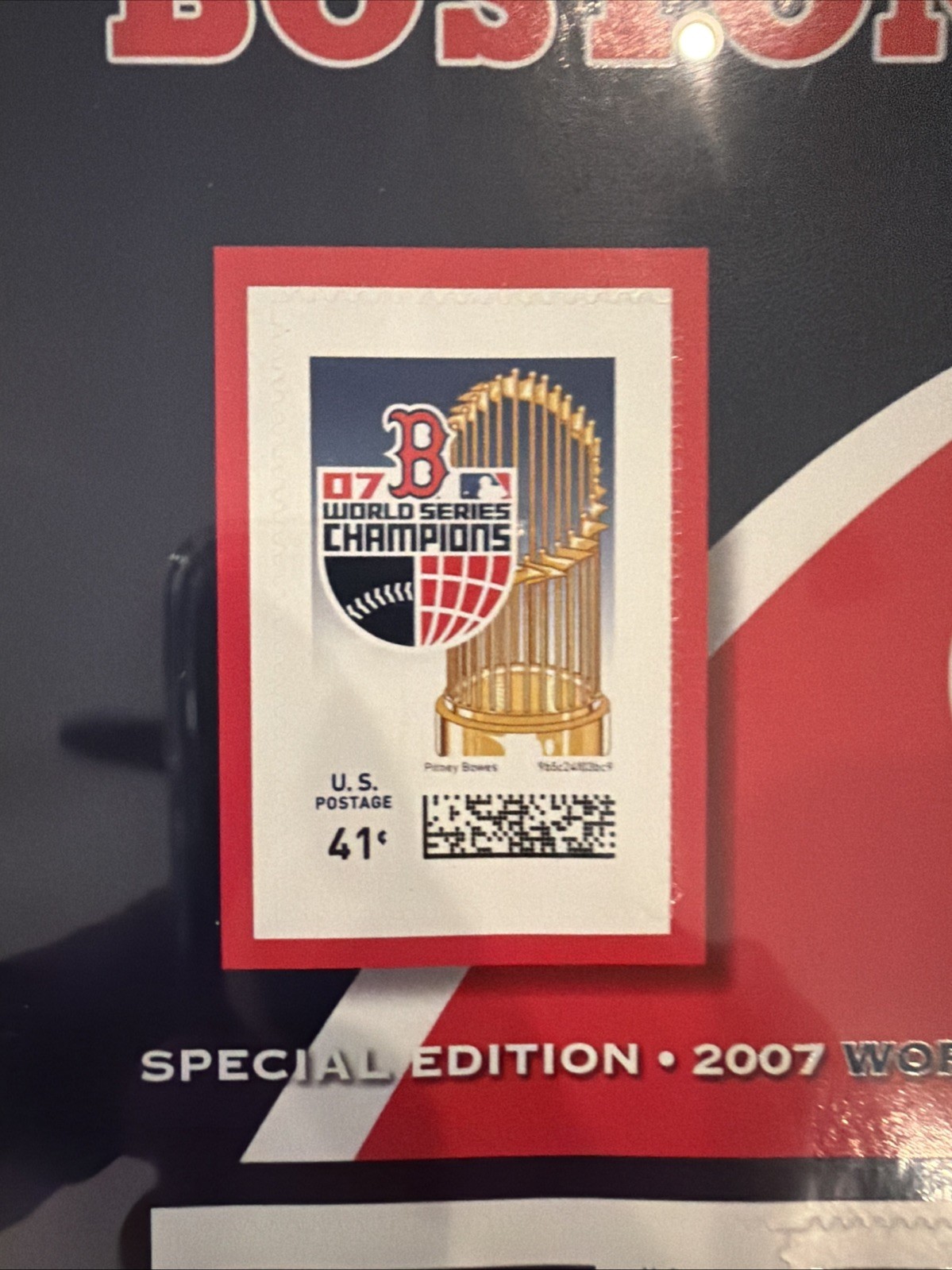 Red Sox Special Edition 2007 World Series Postage Collectible Stamps
