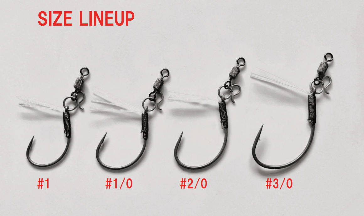 Zappu x Ryugi System Hook RPZ Weedless Tailsman ( choose size ) From Japan New