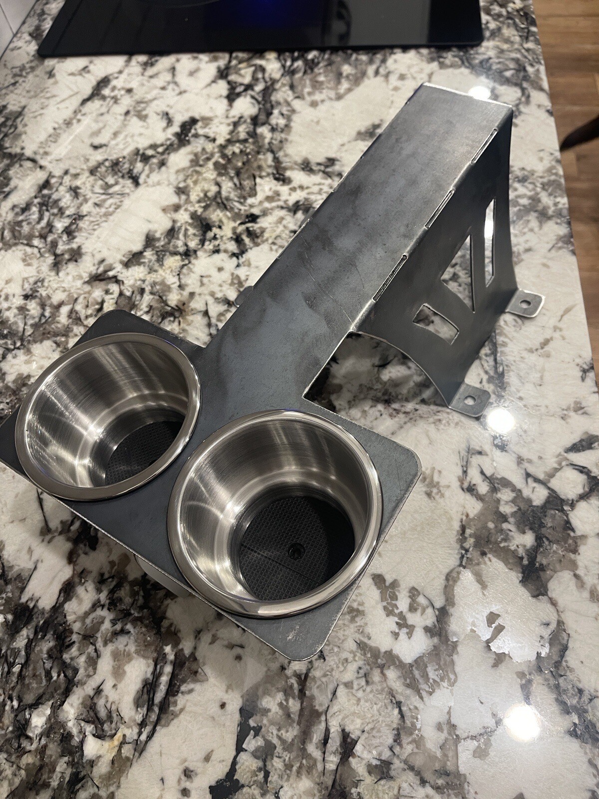 5” Tall Shifter Stand WITH CUPHOLDERS fits B&M Ratchet Shifter Mega Shifter TCI