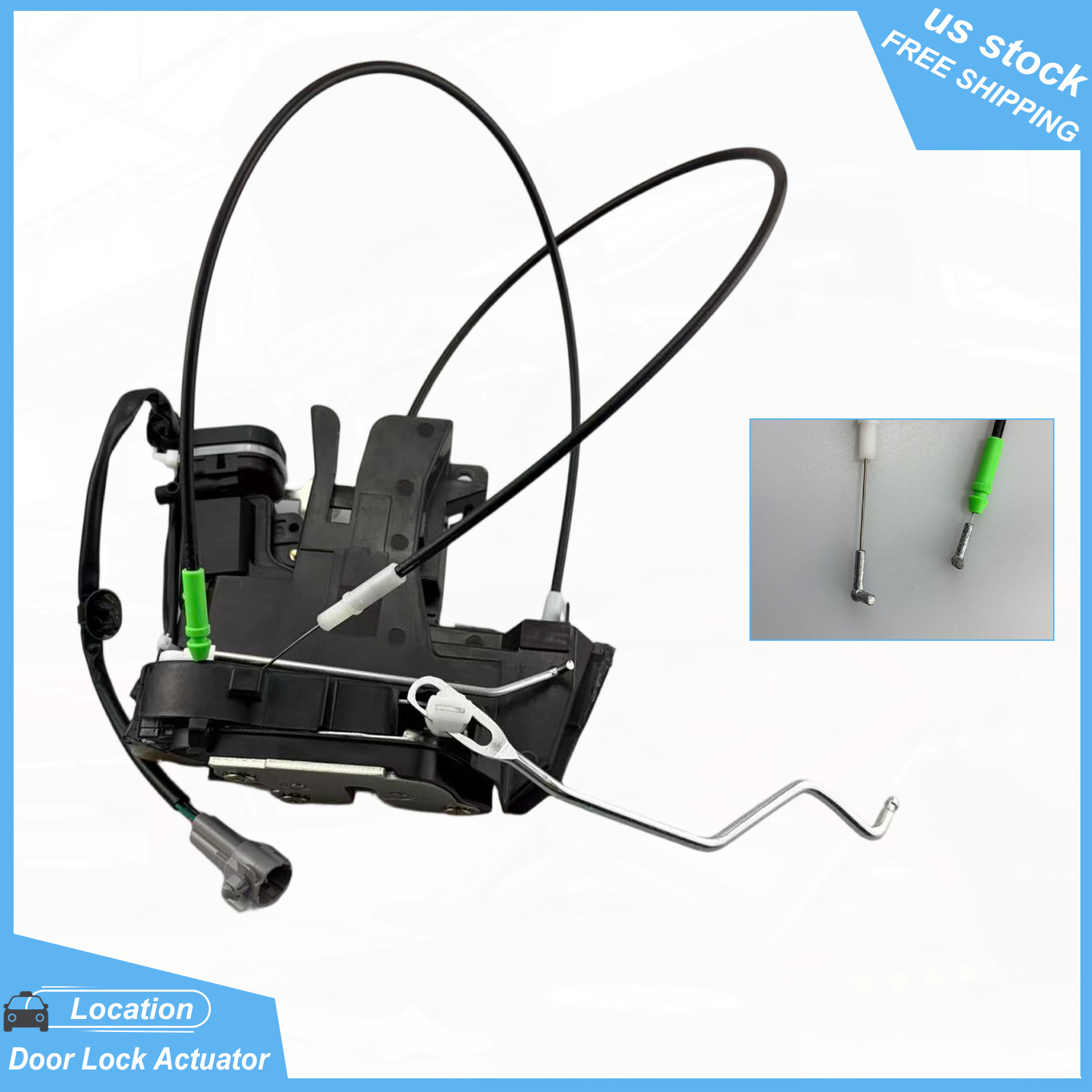 Front Left Driver Power Door Lock Actuator for Toyota Tundra W/O Full Cab 00-06