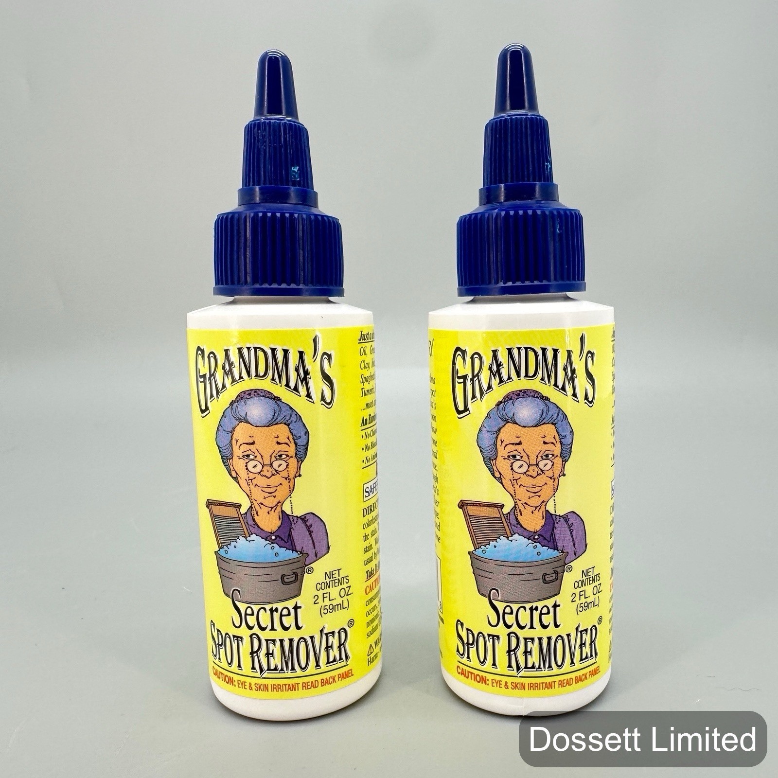 2-Grandma's Secret Spot Remover 2 fl oz Laundry Stain Pretreater Fabric Made USA