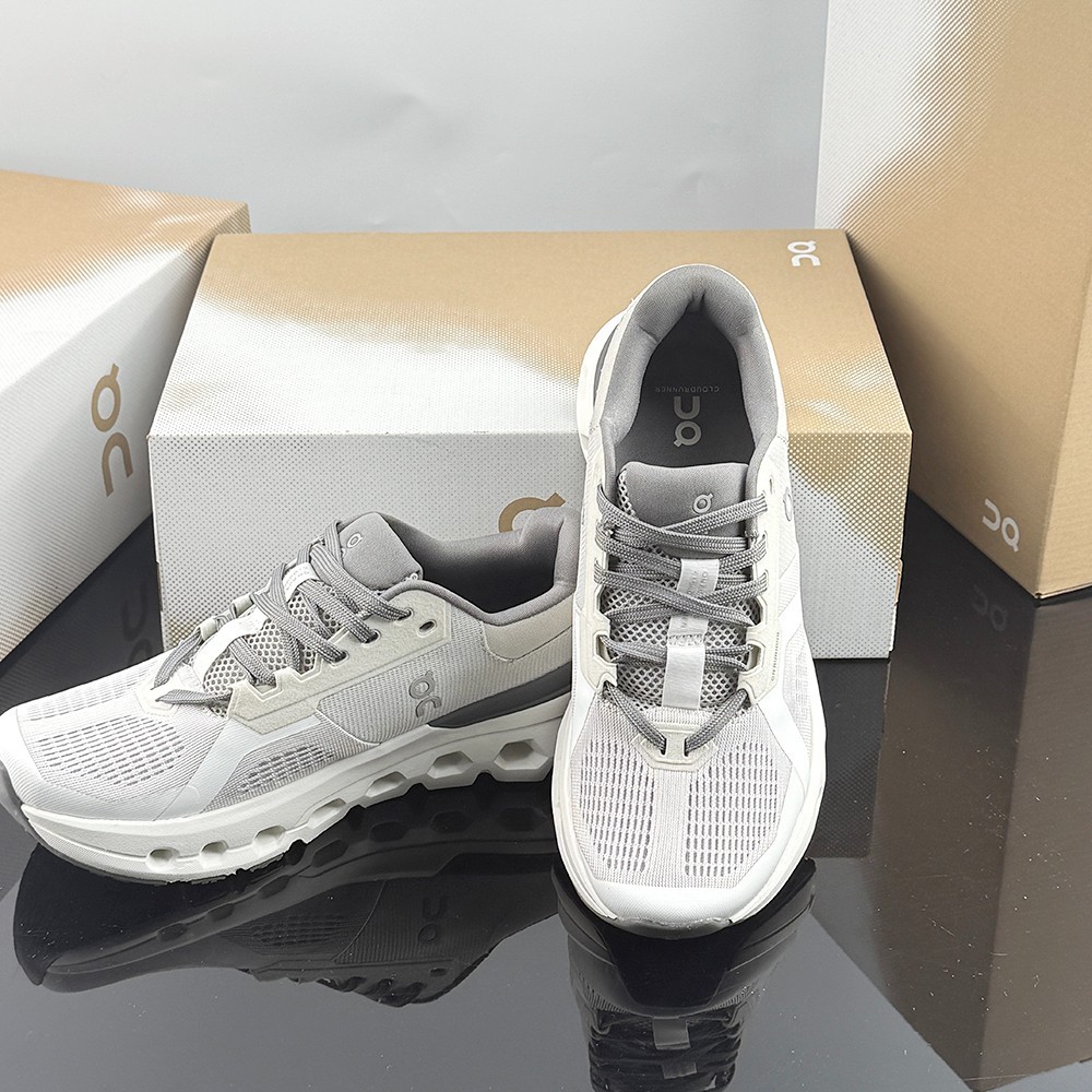 ON Cloudrunner 2 Women's Running Shoes Frost/White US Sizes 6-9.5 Sneakers