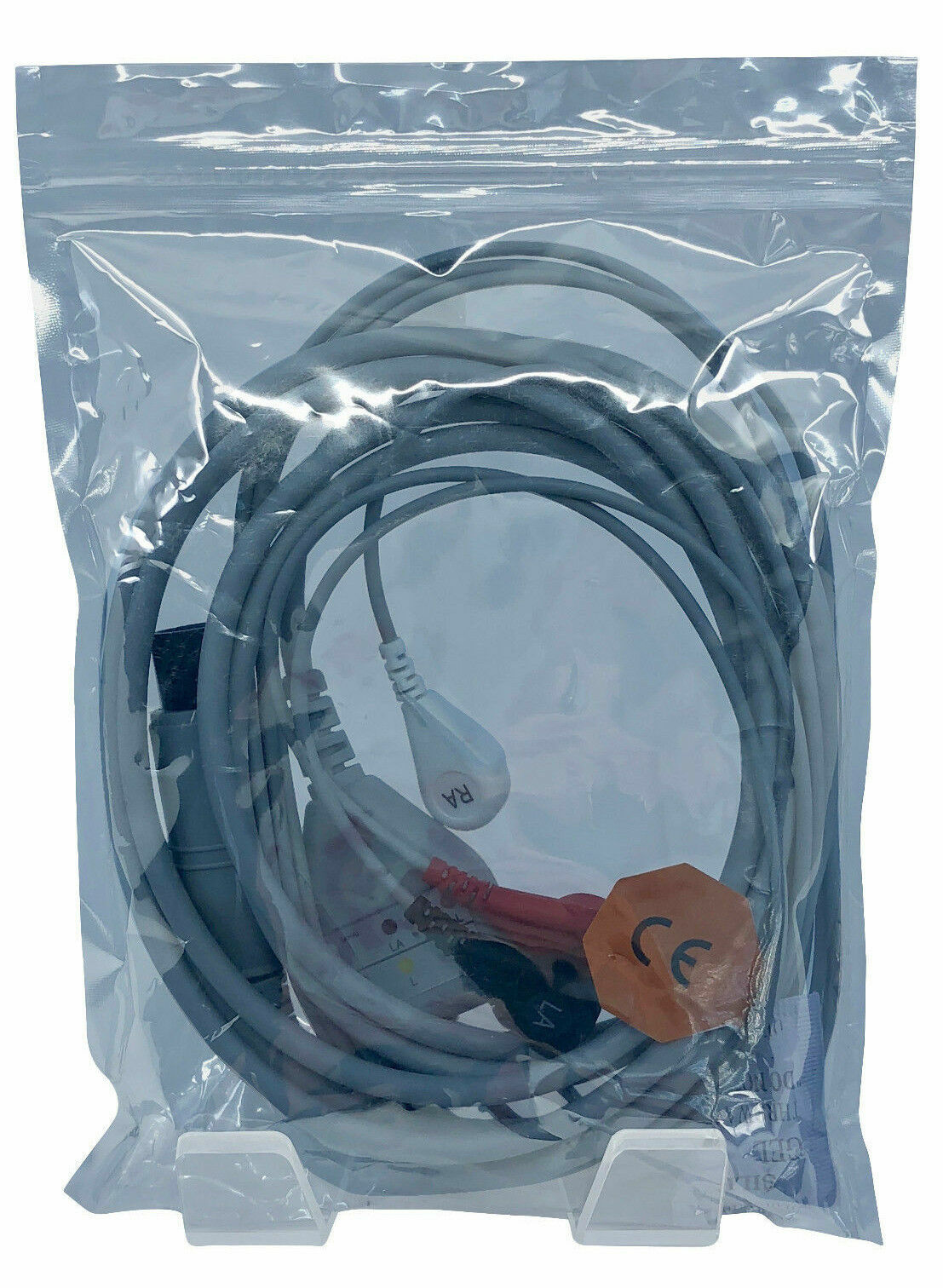 EKG ECG Cable 3 Lead Wire Snap Type for Patient Monitors 6 Pin AHA WARRANTY 9ft
