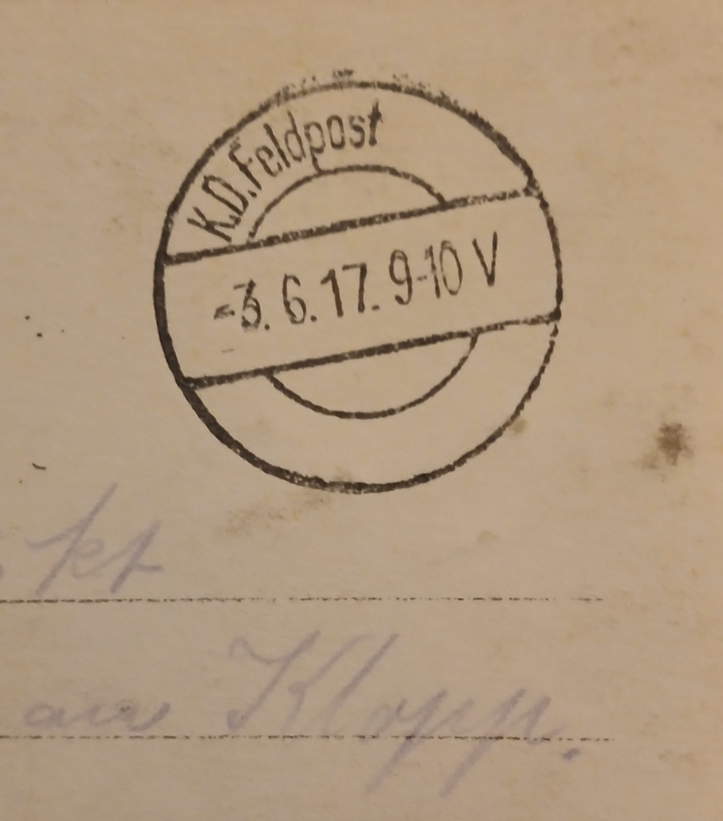 WWI RPPC Of German Unteroffizier 3rd Company Machine Gun Detatchment dated 3...