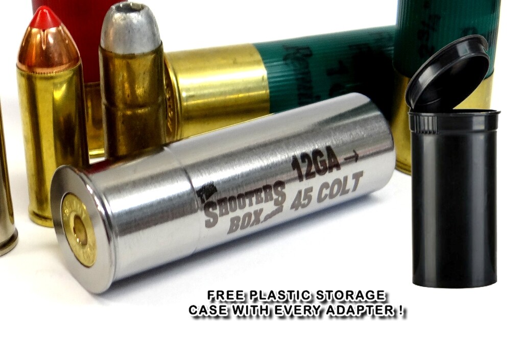 12GA to 45 COLT & 454 Casull Shotgun Adapter - Stainless - Free Case & Shipping!