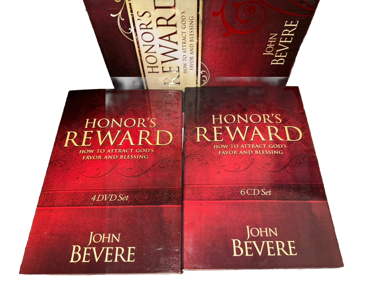 HONOR'S REWARD Book & Work Book & 6 CD Set + 4 DVDs All By JOHN BEVERE