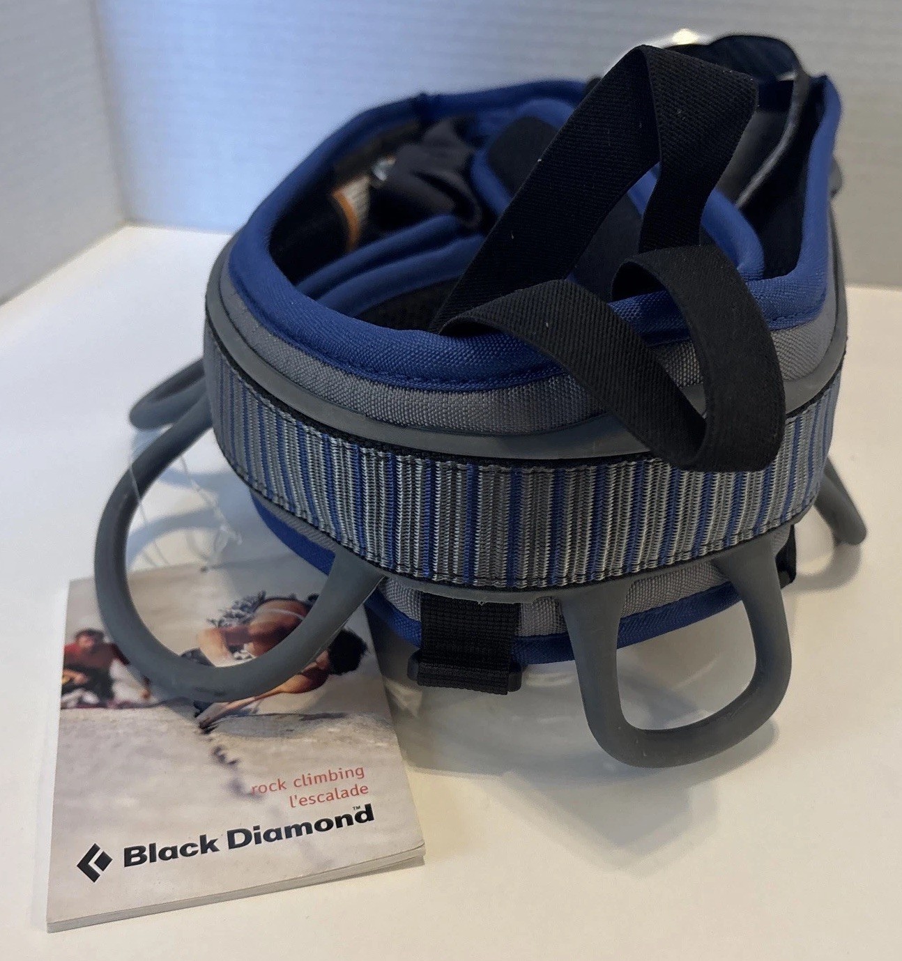 Women's Black Diamond Primrose All Around Climbing Harness Size 12 Blue Gray