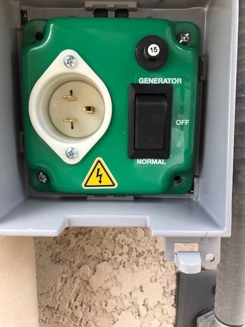 The Original EZ GENERATOR TRANSFER SWITCH - UL / CSA Approved - USA Made - 12OV