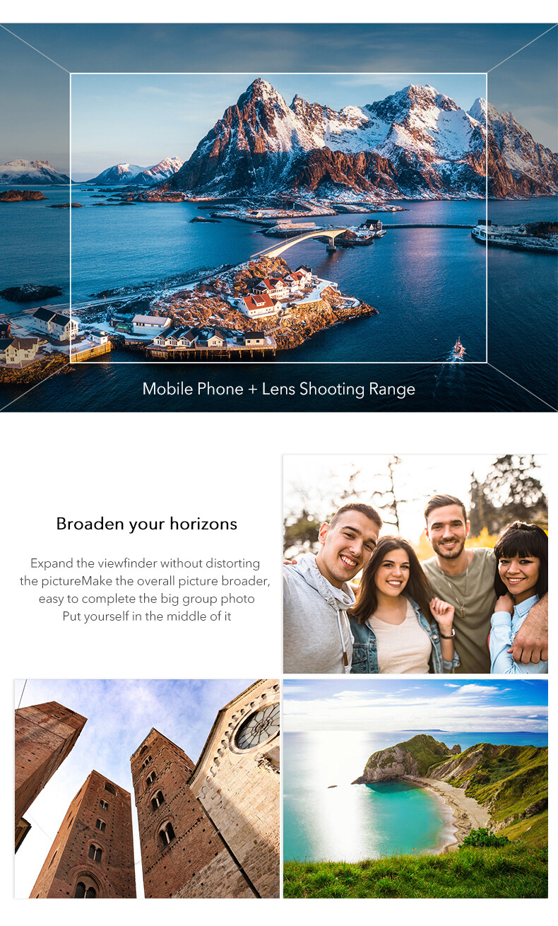 Apexel HD Professional Phone Camera Lens Zoom Telephoto Lens for Smartphone