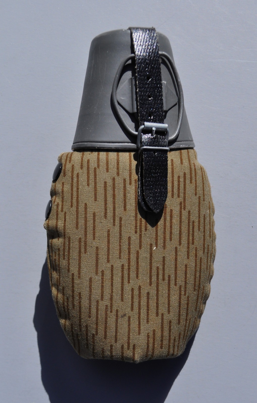 East German Army Cold War Canteen Rain Pattern Camo Cover And Cup Set Free Ship