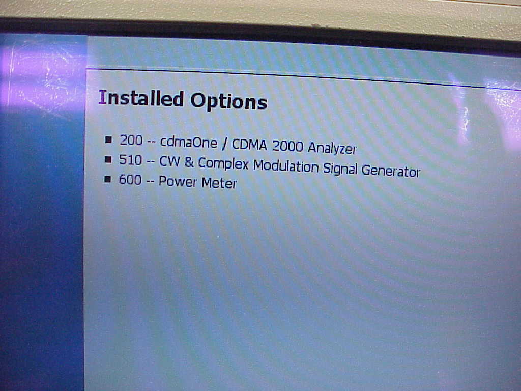 HP-Agilent-Keysight E7495B Wireless Base Station Test Set options 200/510/600