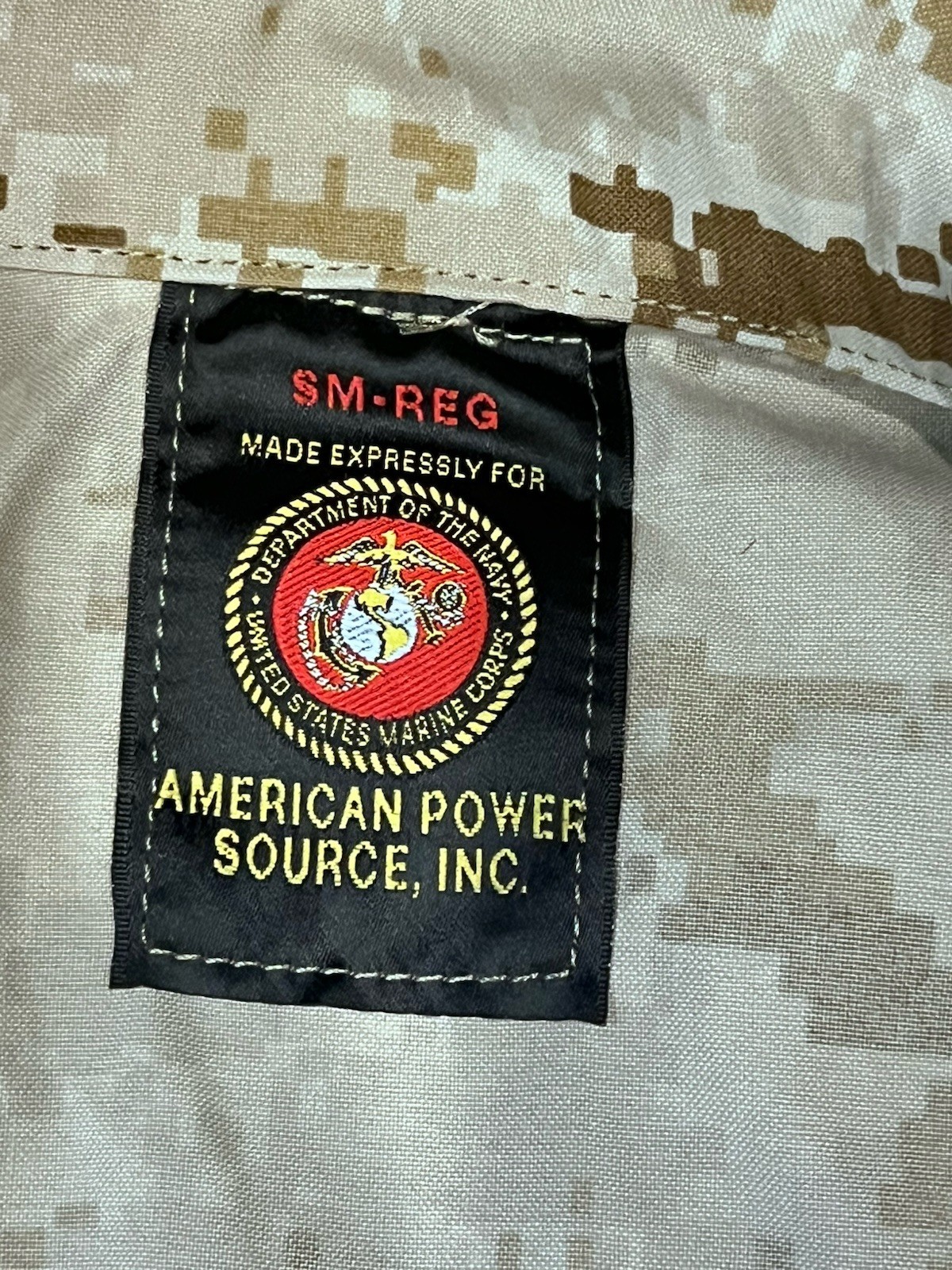 Experimental USMC Mountain MARPAT MCCU Jacket - Small Reg - Softshell - 2006