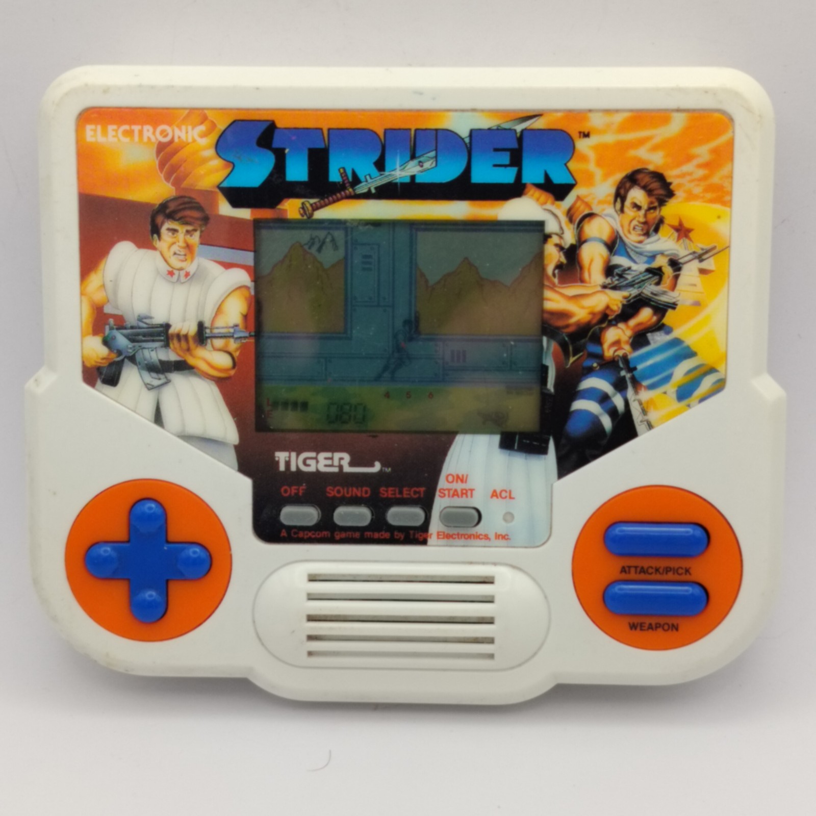 Tiger Electronics Strider Handheld LCD Video Game 1988 Tested Works Vintage