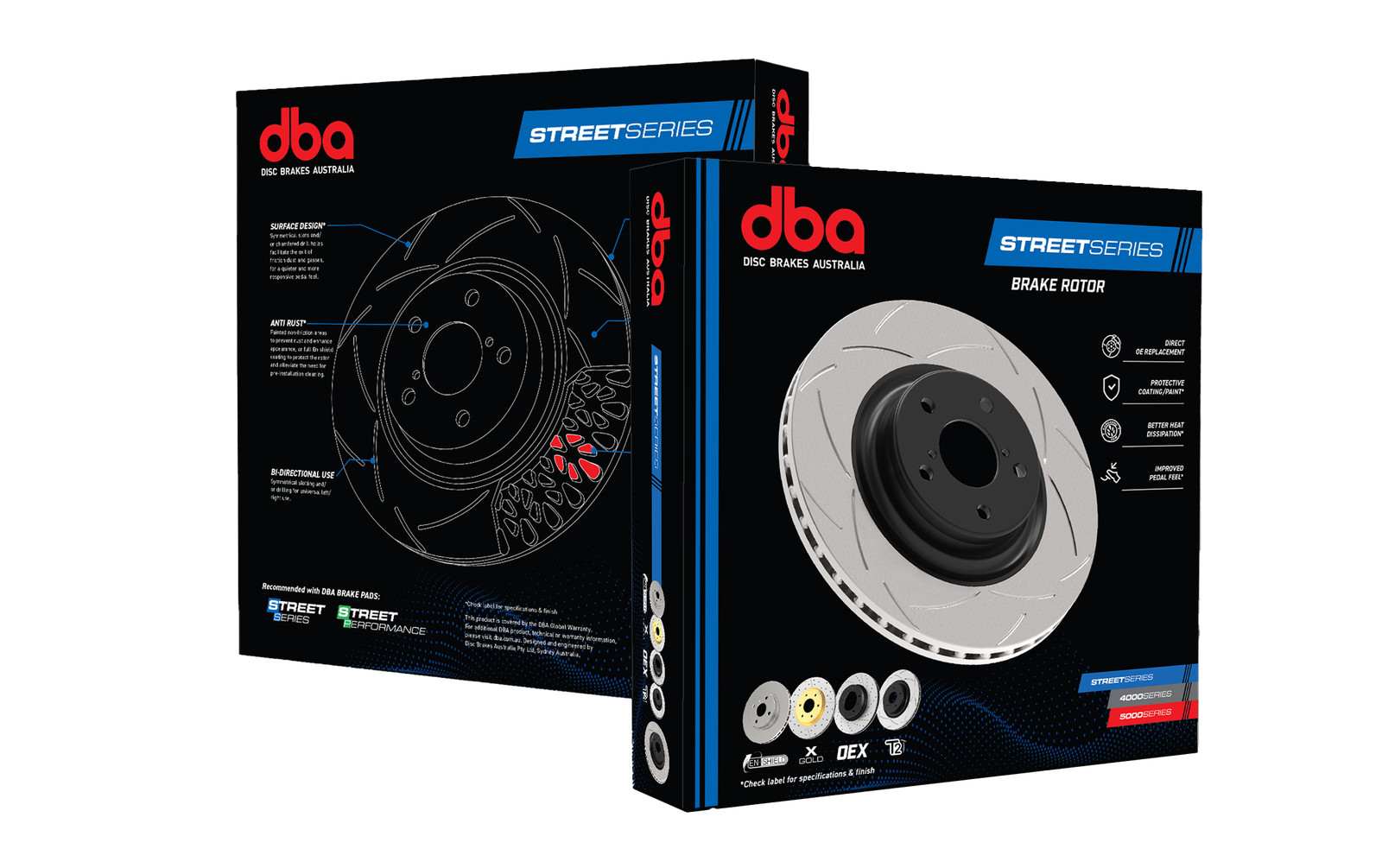 DBA for 15-21 Subaru WRX STi (w/Brembo 6 Pot Calipers & 19 Rim) En-Shield