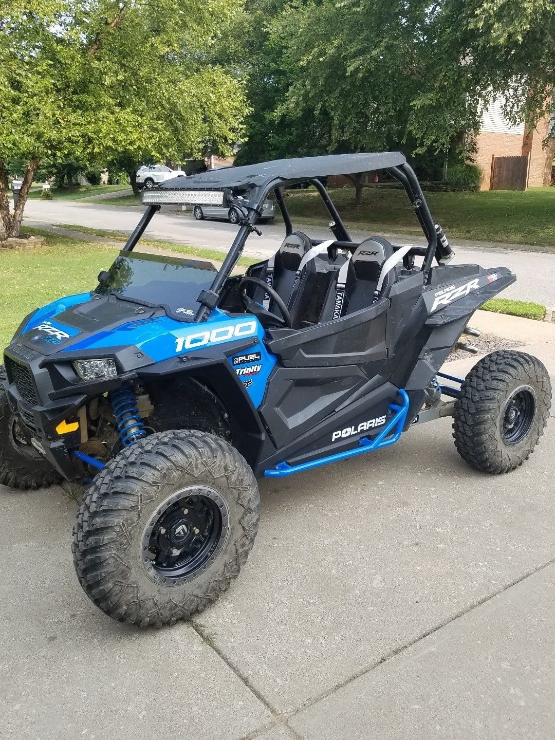 2 X TANAKA UNIVERSAL BLACK 4 POINT BUCKLE RACING SEAT BELT HARNESS