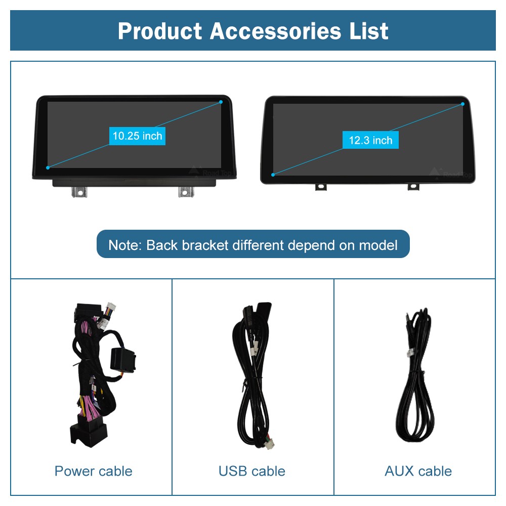 10.25"CarPlay Linux Touch Screen For BMW 3 4 serie F30 F31 F32 F33 F34 F36 NBT