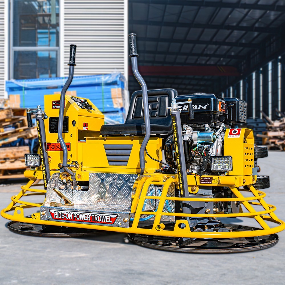 Ride-on Trowel Machine Concrete Road Surface Finisher, New