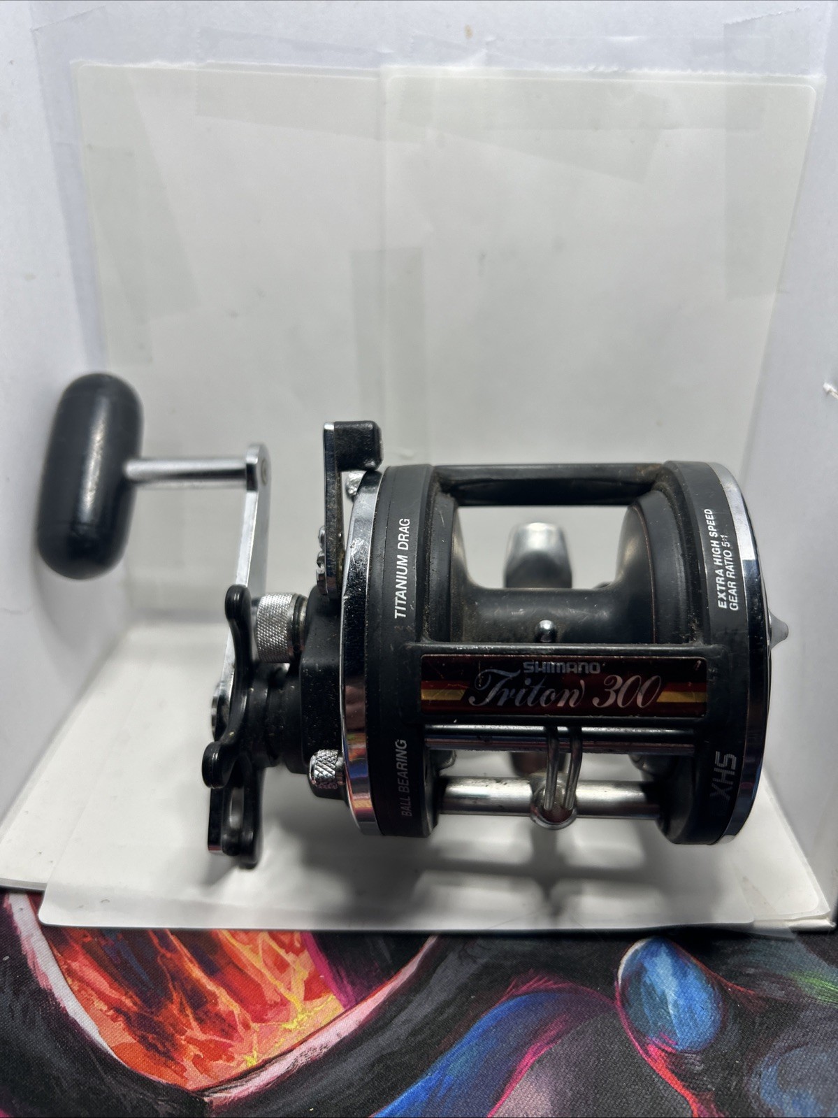 SHIMANO TRITON MAG MARK XHS CASTING CONTROL YO-YO TROLLING FISHING REEL 30/300YD