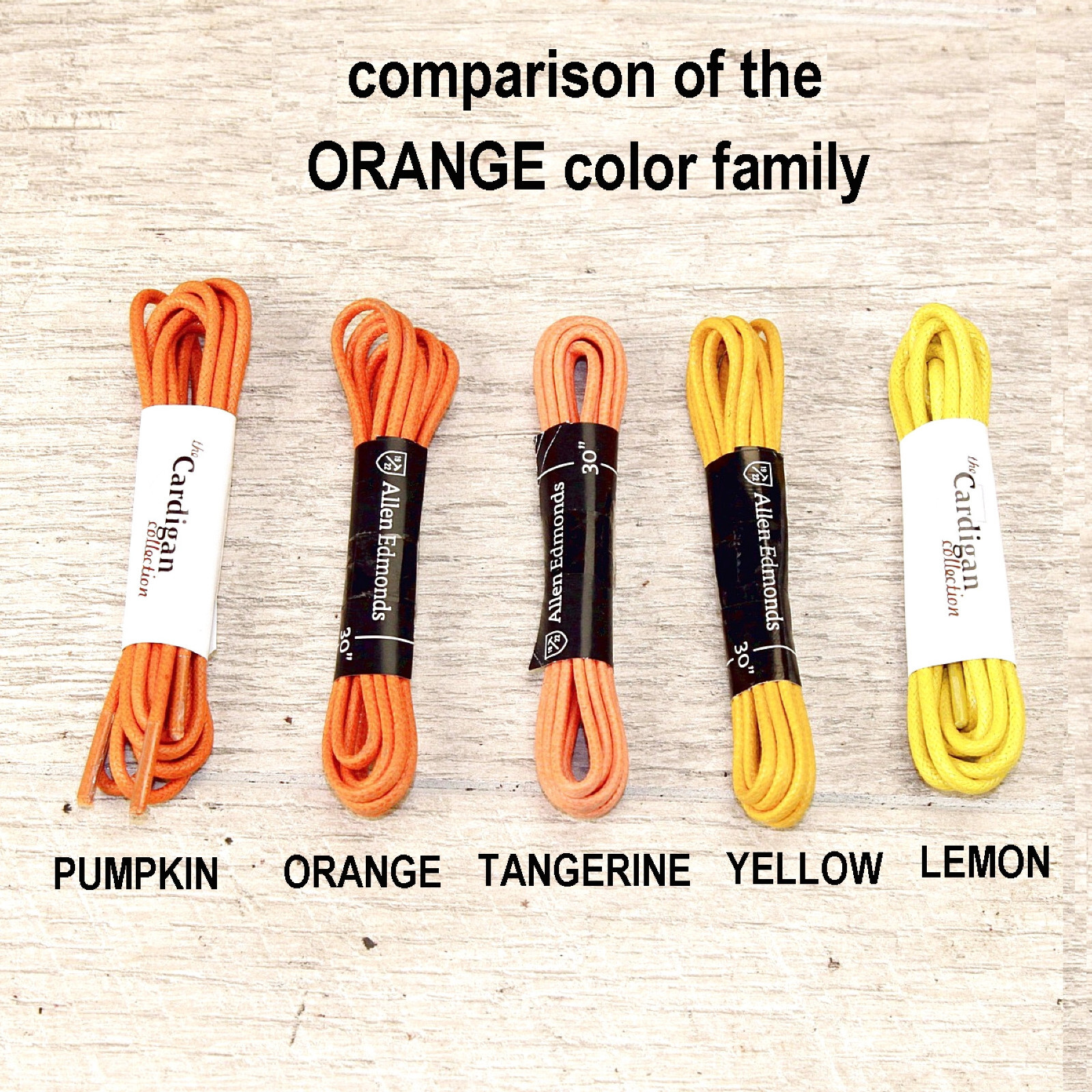 MIX MATCH COLORS dress SHOELACES laces (any qty =one ship charge) Allen Edmonds