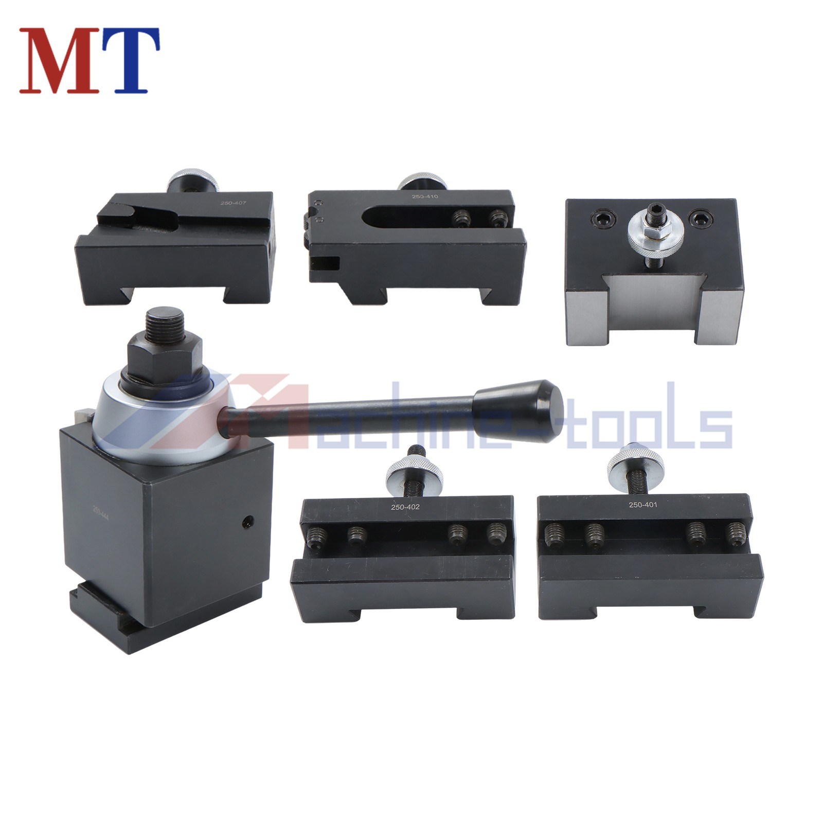 Quick Change Tool Post CA 250-444 Wedge Design Fits 14-20 Inch Lathe Swing