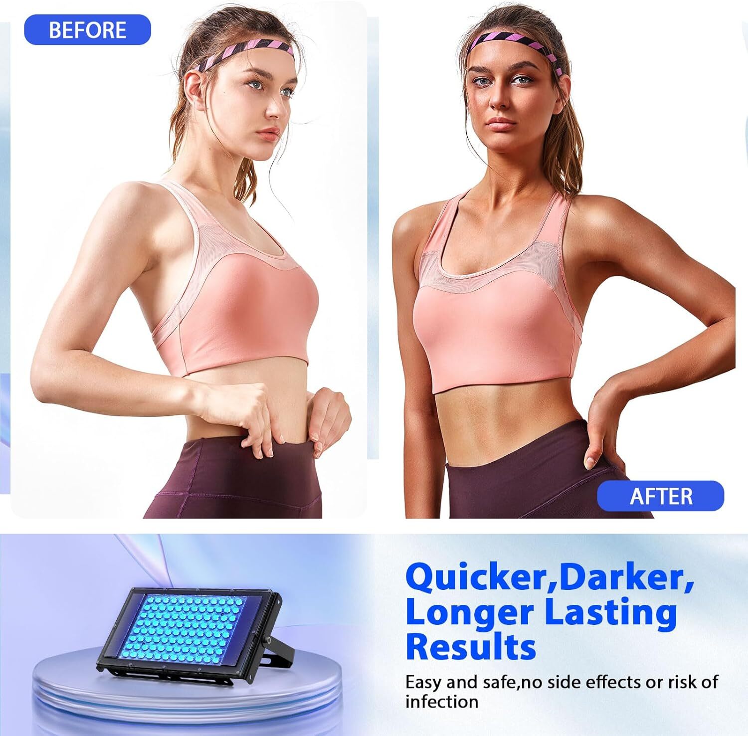 Sunless Tanning Lamp Skin Health Anti-Aging Natural Self-Tanning For Home use