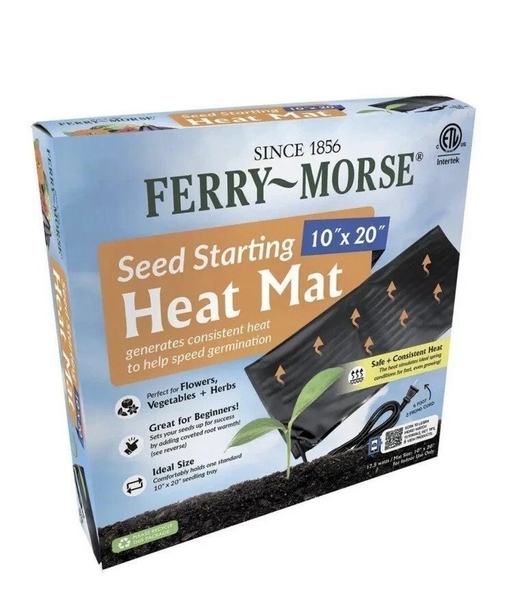 Ferry Morse Seed Starting Heat Mat- 10" x 20" 17.5W Brand🔥 New